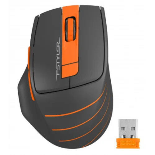 Мышь A4Tech Fstyler FG30S серый/оранжевый оптическая (2000dpi) silent беспроводная USB (6but) Мышь A4Tech Fstyler FG30S серый/оранжевый оптическая (2000dpi) silent беспроводная USB (6but)